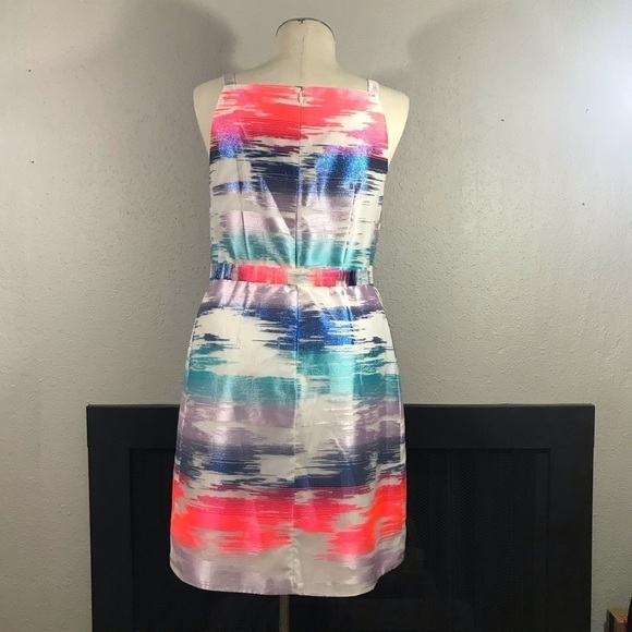 Sasha Drake Bright Square Neck Sleeveless Dress - Picture 4 of 11